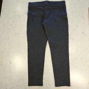 LOFT Outlet NWT Women Slim Legging Shimmer Silver Sparkle Pants Gray Holiday L